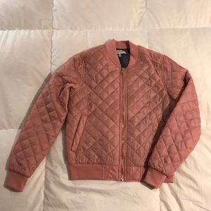 Rose Pink Bomber Jacket almost new